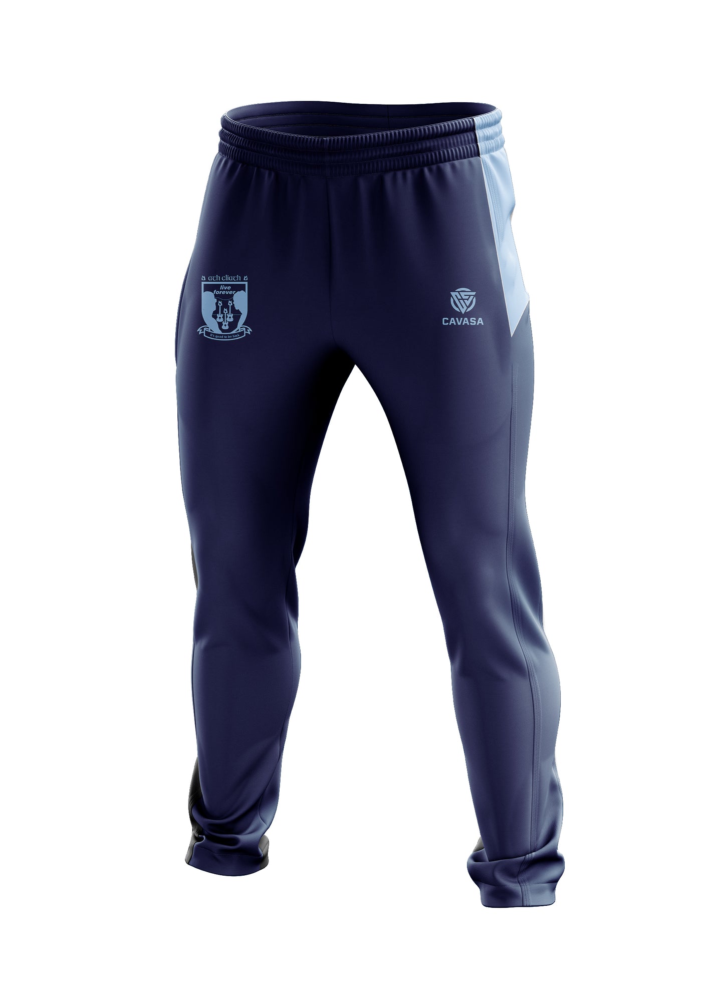 Oasis Inspired DUBLIN Navy “Live Forever” Skinny Track Bottoms