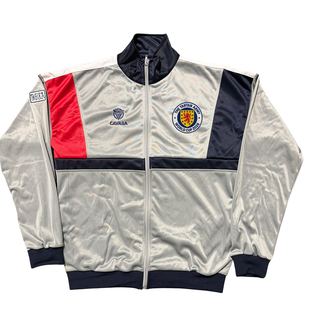 Tartan Army Retro 1986 Inspired Track Top