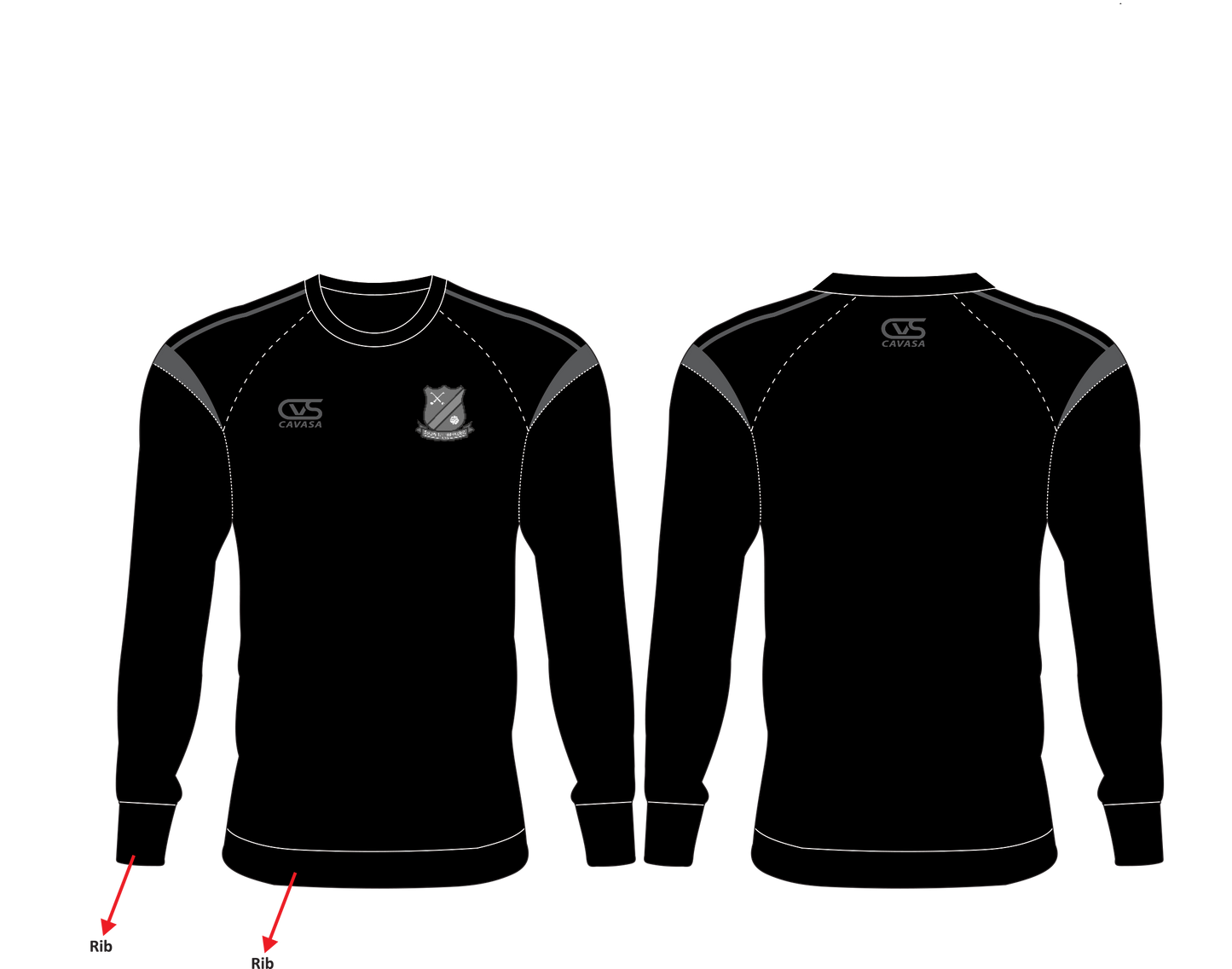 Seán Uí Mhistéil BLACKED OUT Mid Layer Sweatshirt £30 adult £25 kids