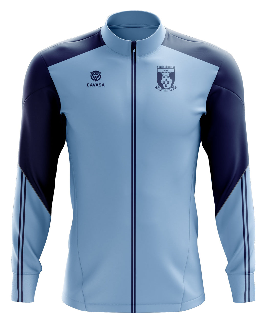 Oasis Inspired DUBLIN Sky Blue “Live Forever” Track top