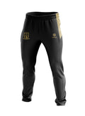 Oasis Inspired  MAYO BLACK/GOLD “Live Forever” Skinny Track bottoms