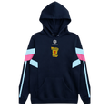 Tartan Army Retro 90s Inspired Sky Blue/Pink Hoodie