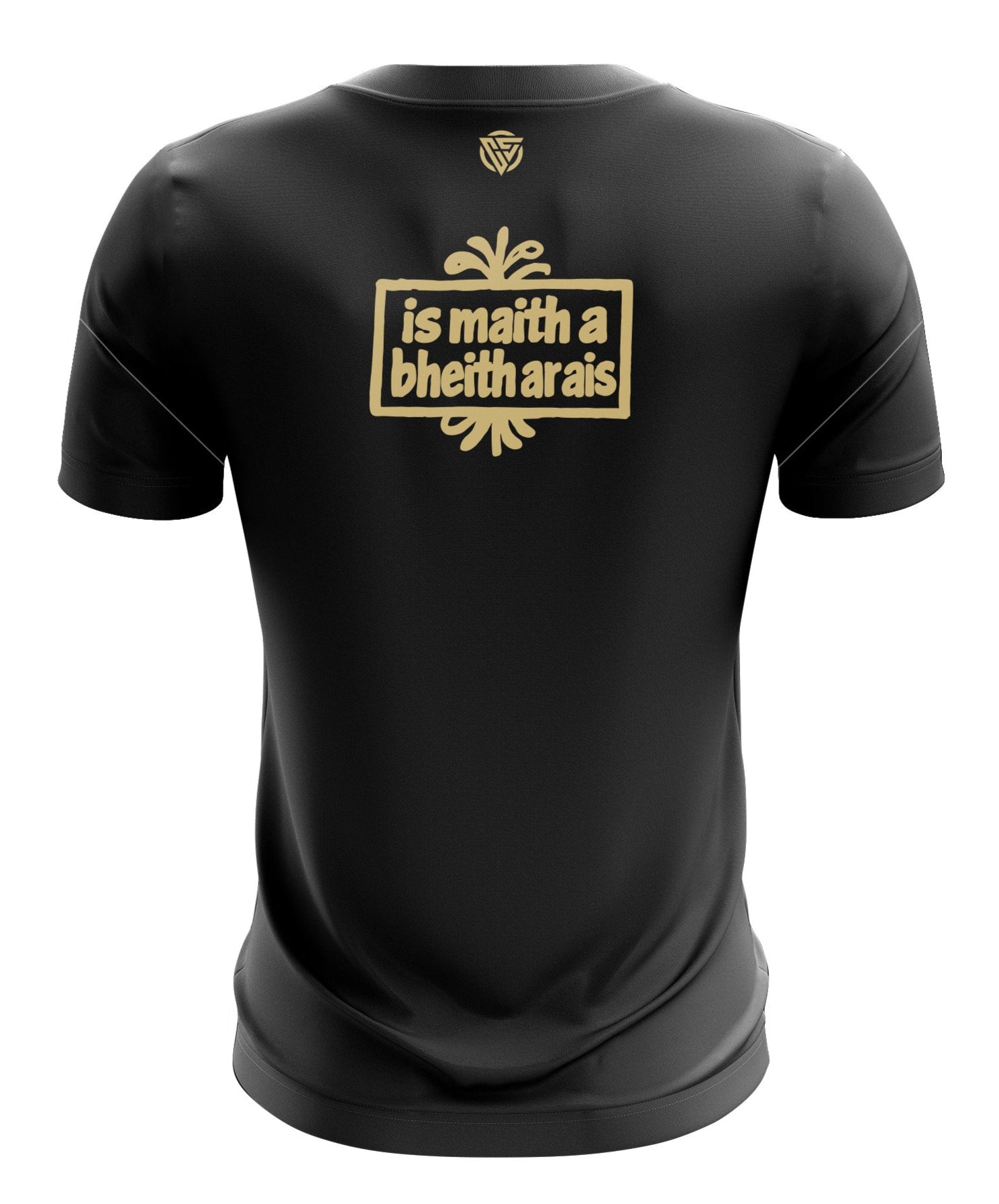 Oasis MANIA Inspired MAYO BLACK/GOLD “Live Forever” T-shirt