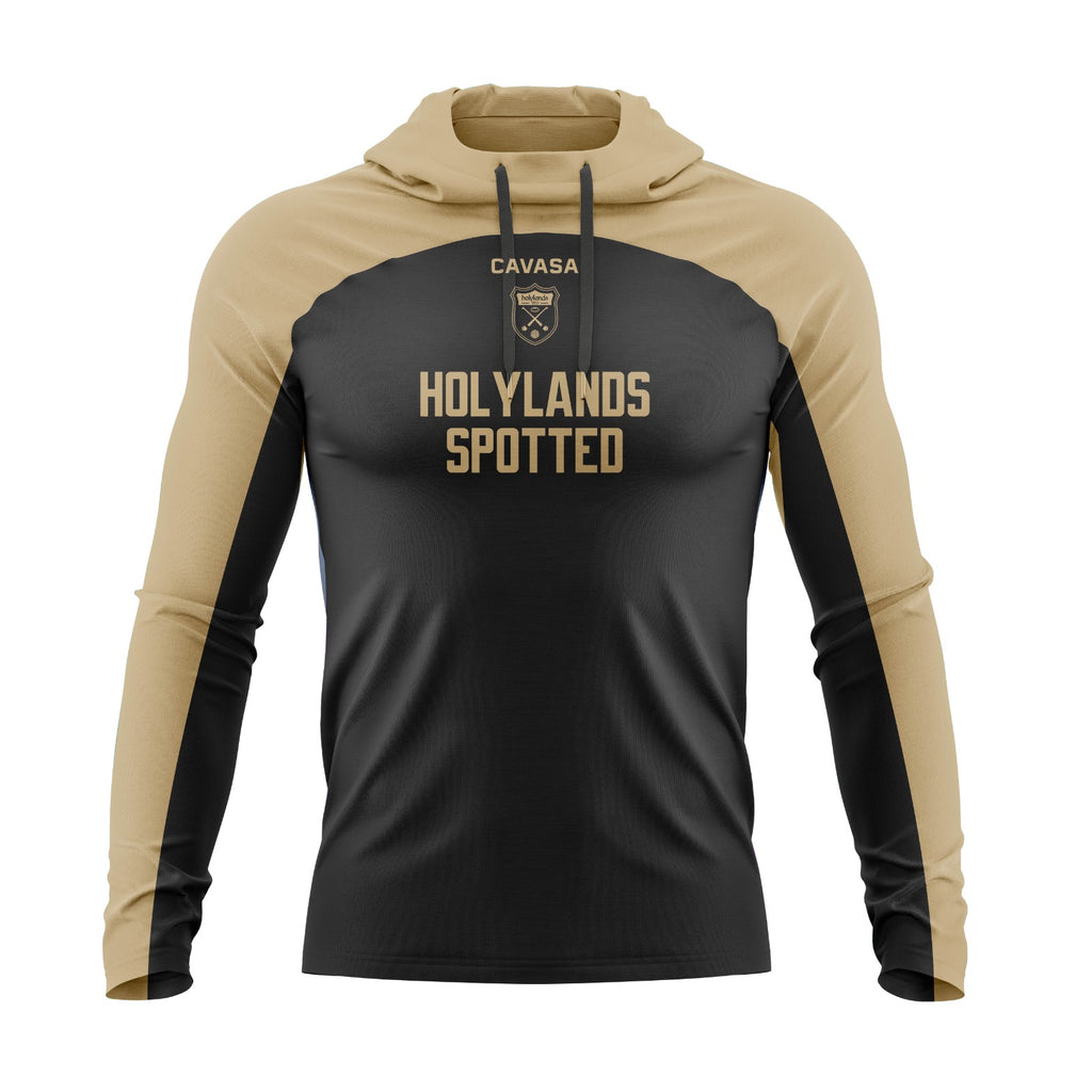 HOLYLANDS 2025 - Gold/Black Snood Hoodie