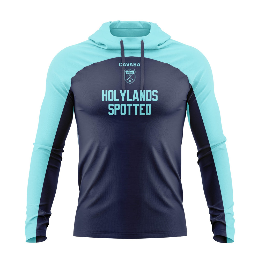 HOLYLANDS 2025 - Mint/Navy Snood Hoodie