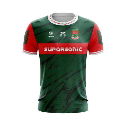 Oasis Inspired MAYO “Live Forever” GAA Shirt Green @OASISMANIA
