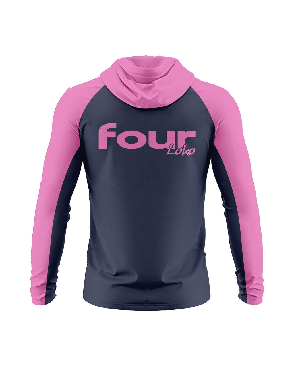 HOLYLANDS 2025 - Navy/Pink Snood Hoodie