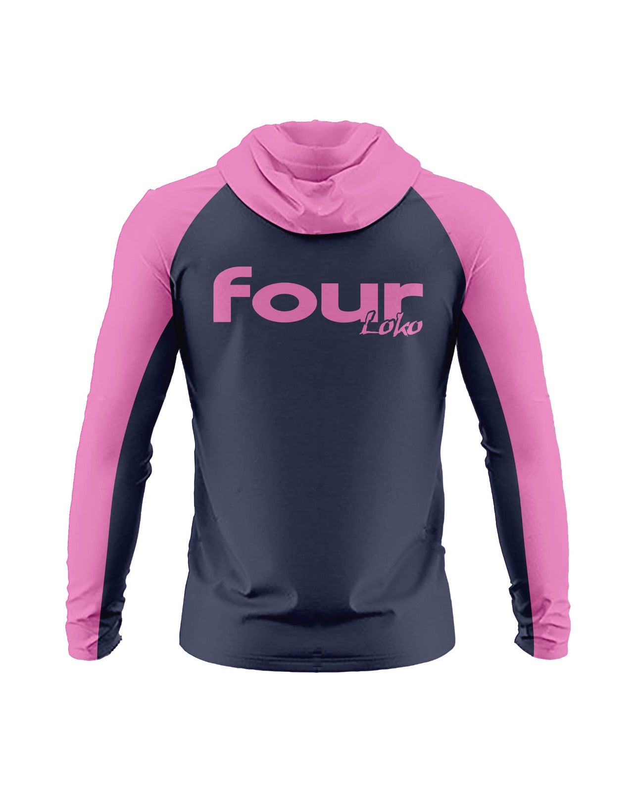 HOLYLANDS 2025 - Navy/Pink Snood Hoodie