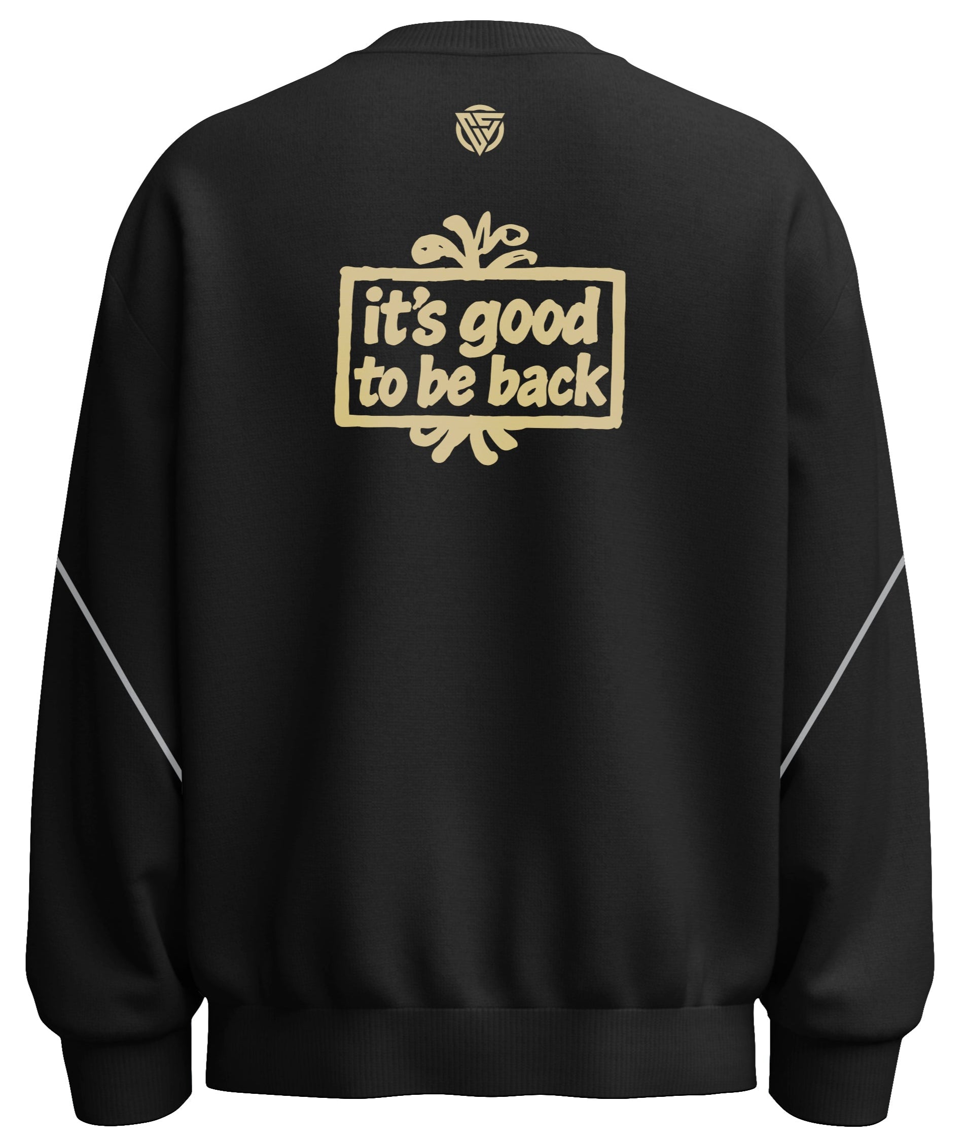 Oasis MANIA Inspired  MAYO BLACK/GOLD “Live Forever” Sweatshirt