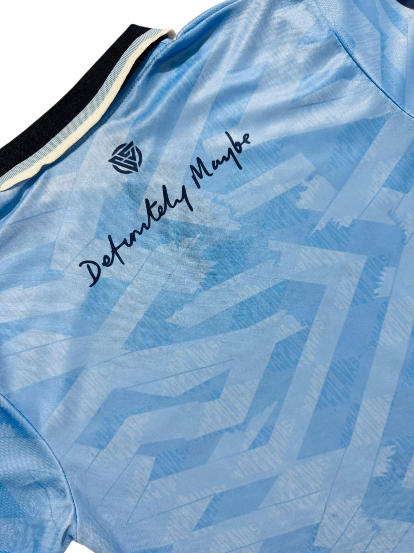 Oasis Inspired LIVE 25' Football Shirt Sky Blue @OASISMANIA