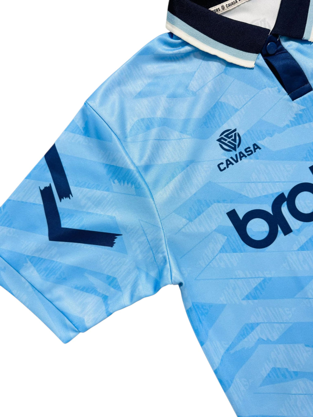 Oasis Inspired LIVE 25' Football Shirt Sky Blue IN STOCK IMMEDIATE DESPATCH