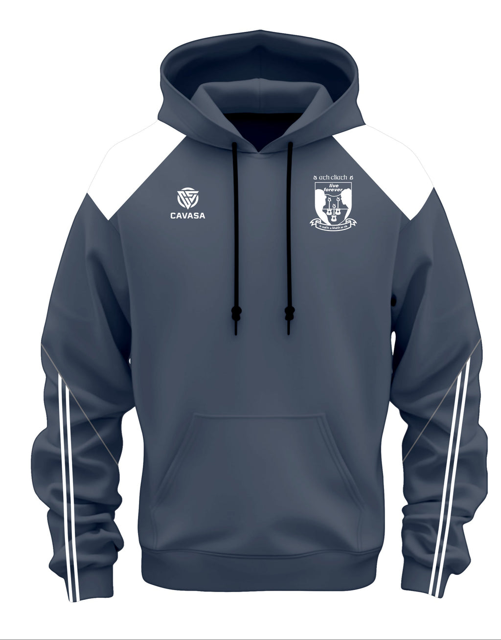 Oasis Inspired DUBLIN Navy “Live Forever” Hoodie