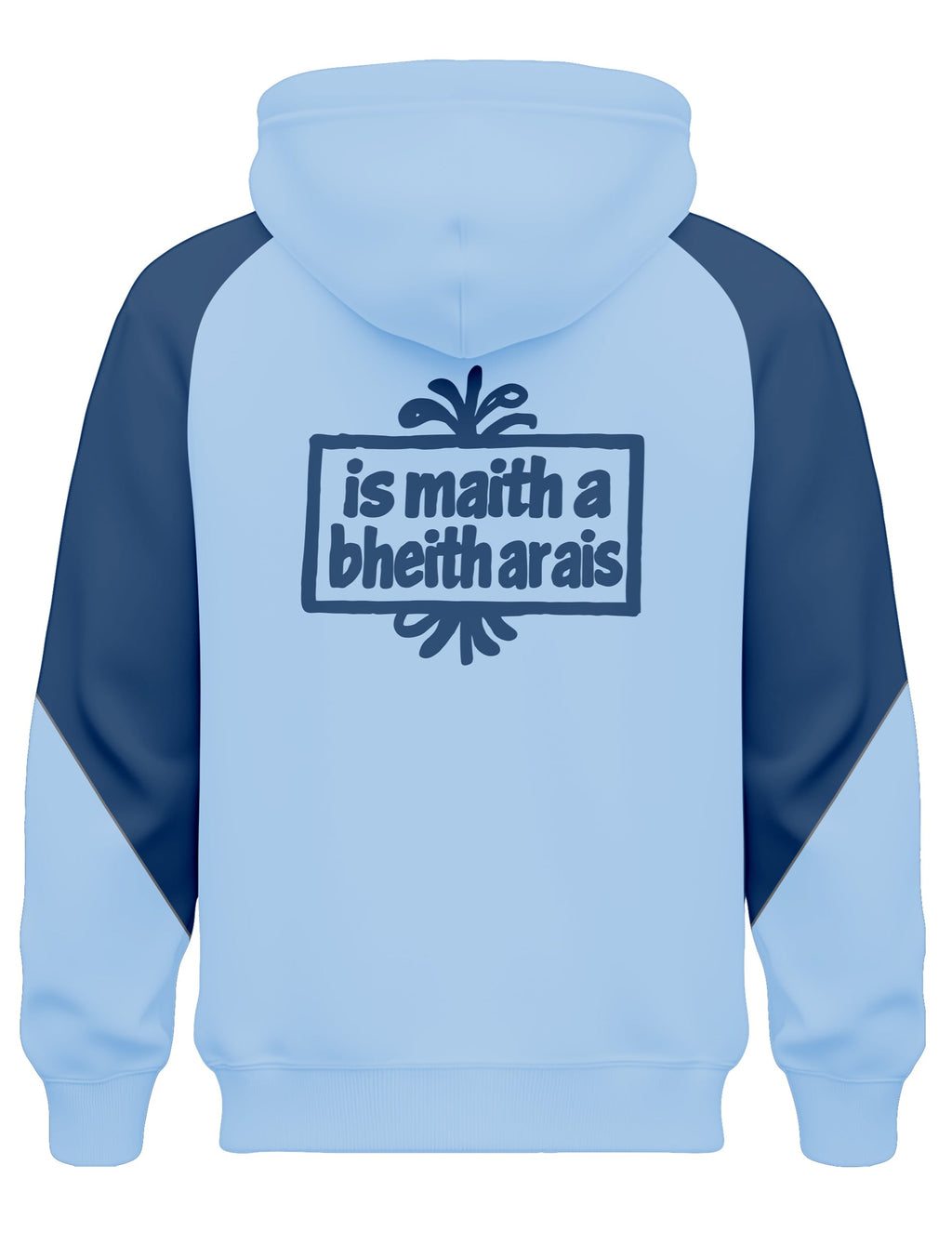 Oasis Inspired DUBLIN Sky Blue “Live Forever” Hoodie