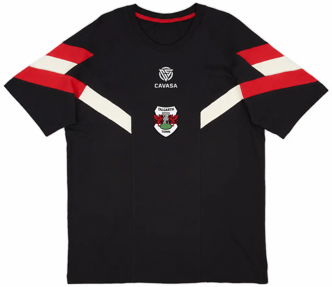 TALGARTH TOWN Black Retro Inspired T-shirt