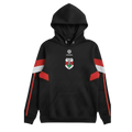 Talgarth Town Black Retro Hoodie