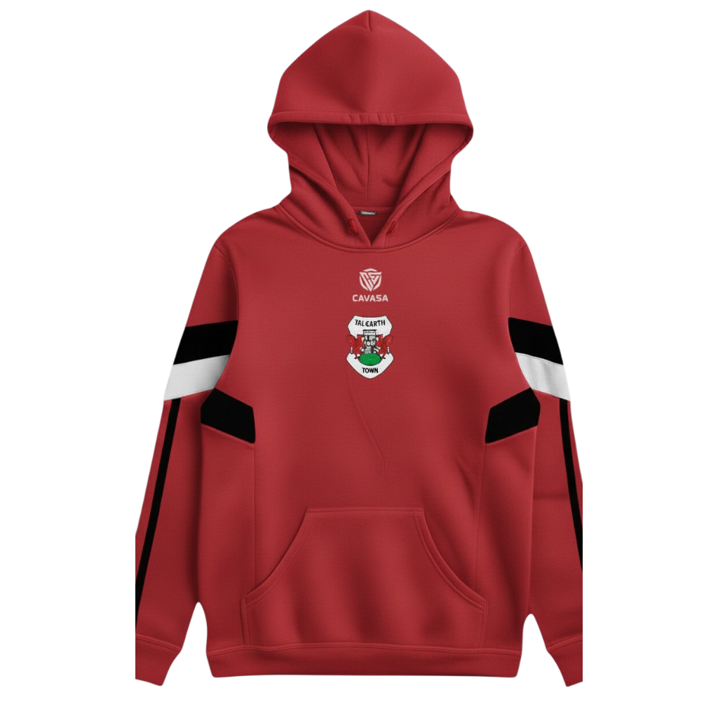 Talgarth Town Red Retro Hoodie