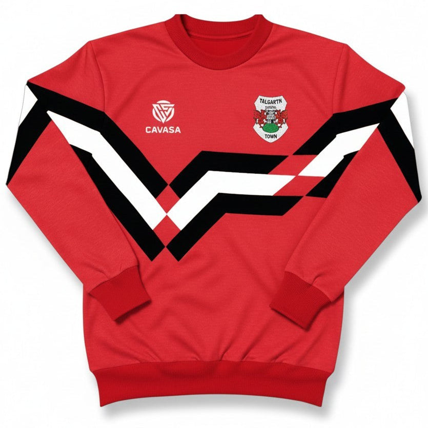 Talgarth Town 80s Red Inspired Sweatshirt