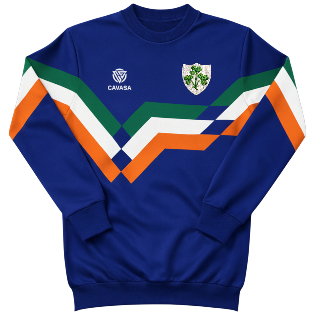 Ireland Navy 80s Inspired Sweatshirt